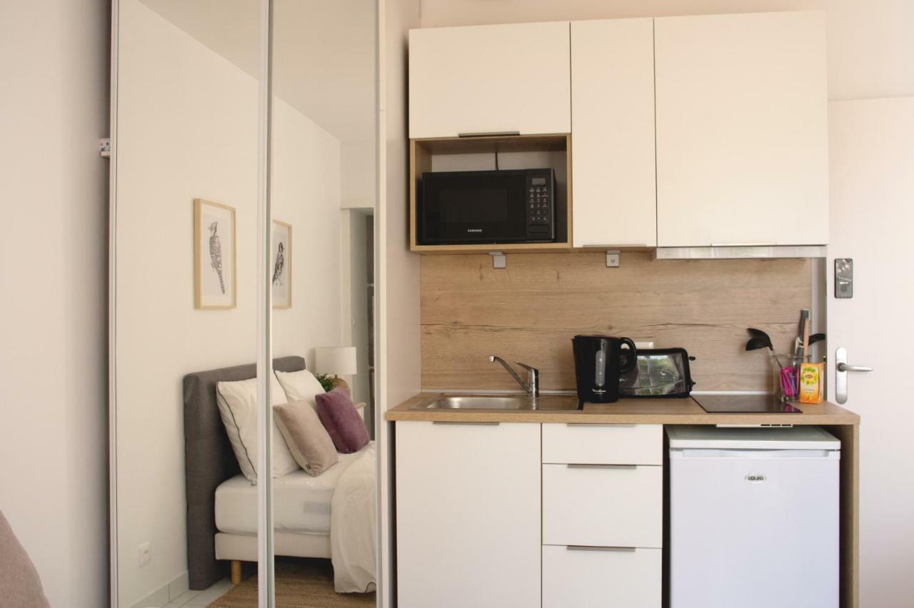 Apartamento Studio Calme, Lumineux, Wifi, 1.5 Km Du Front De Mer Saint-Nazaire  Exterior foto